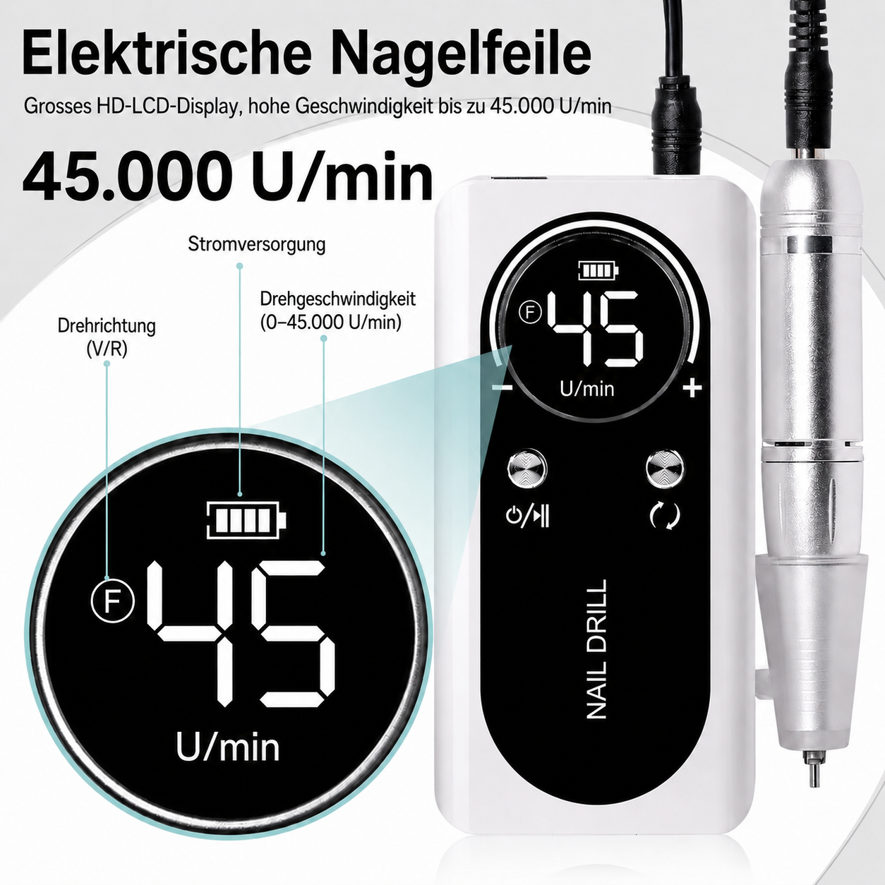 NailMaster Pro/ Professionelle Nagelpflege wie im Studio