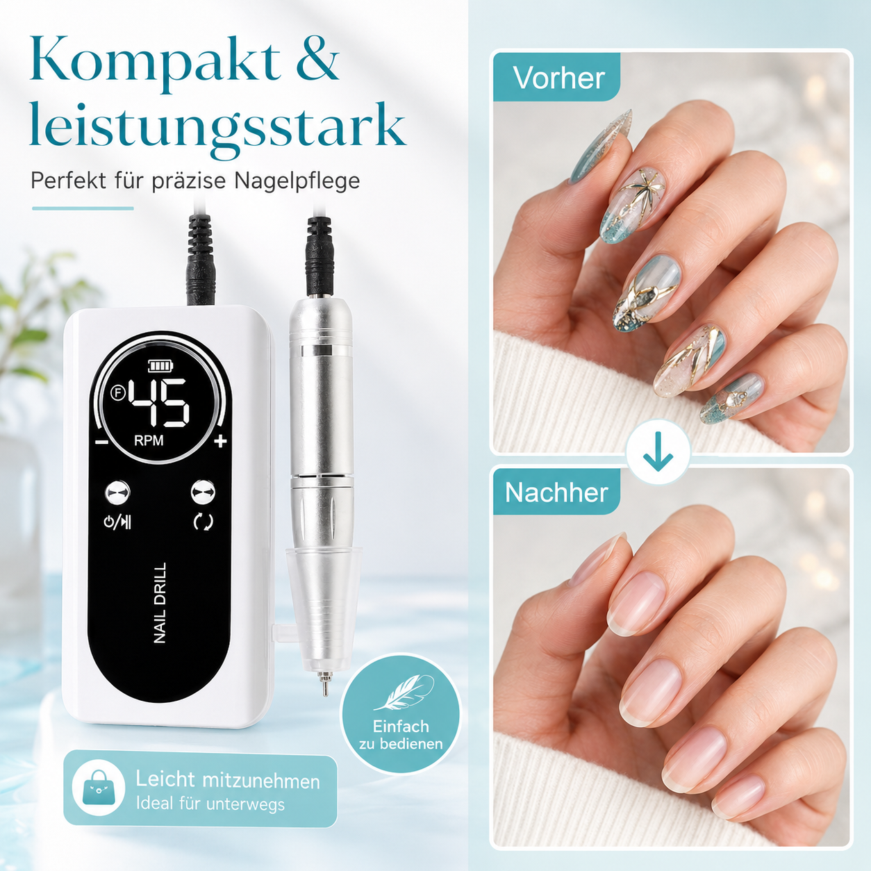 NailMaster Pro/ Professionelle Nagelpflege wie im Studio