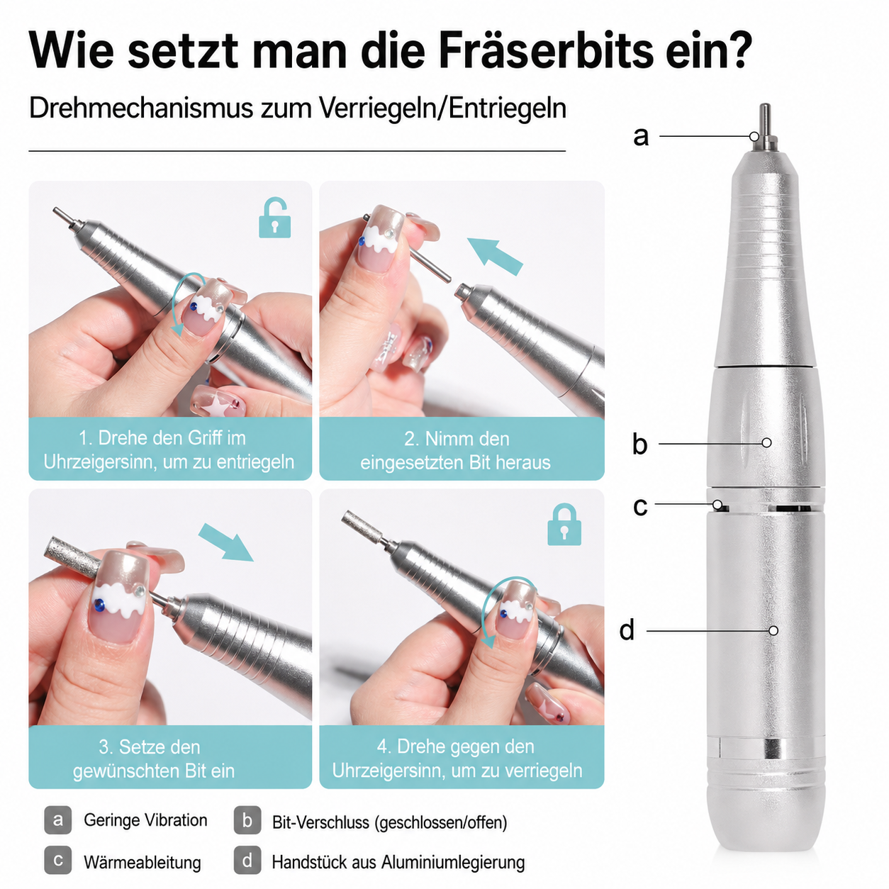 NailMaster Pro/ Professionelle Nagelpflege wie im Studio