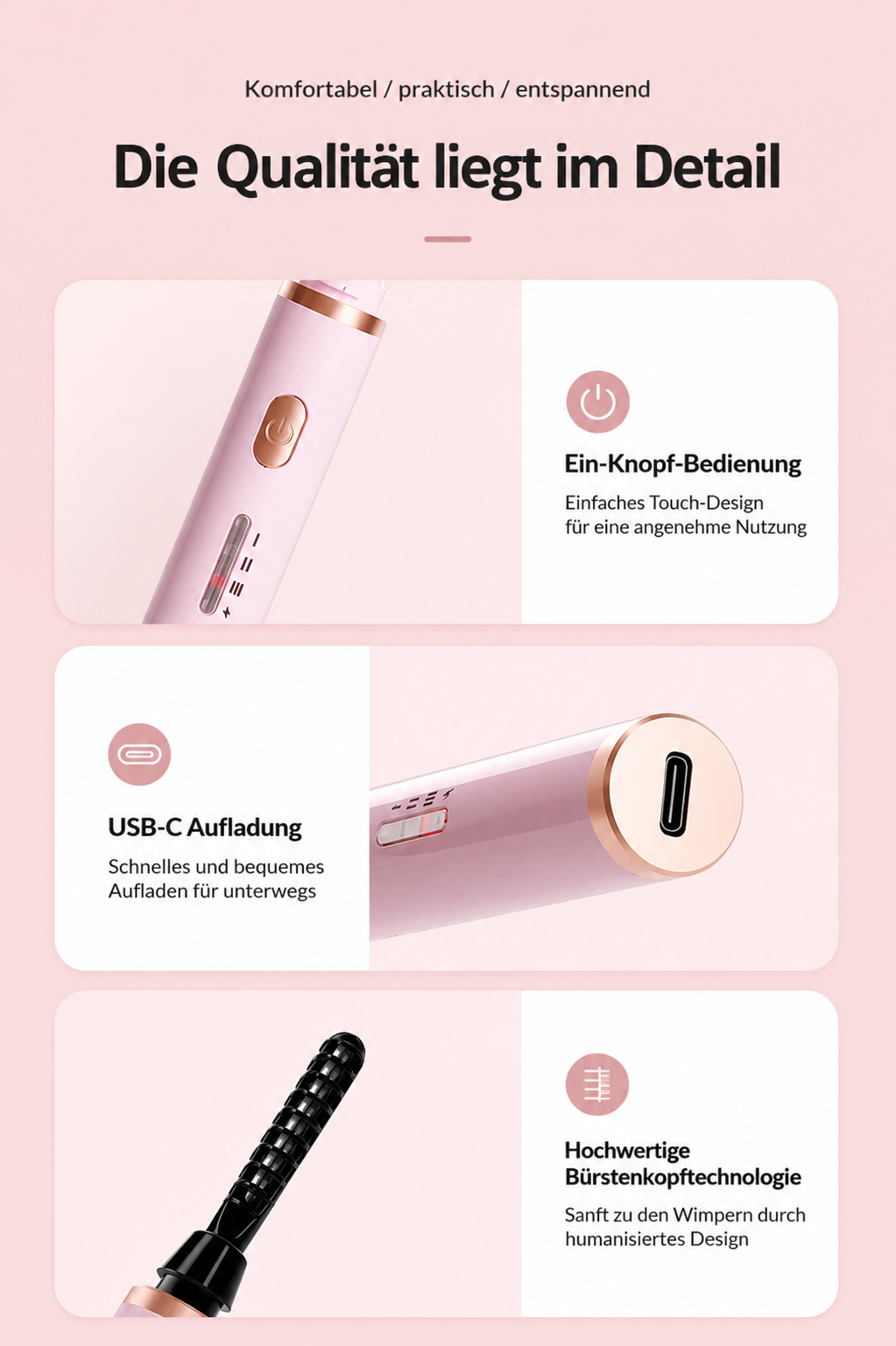 StayCurl/ Langanhaltender Wimpern-Schwung ohne Aufwand
